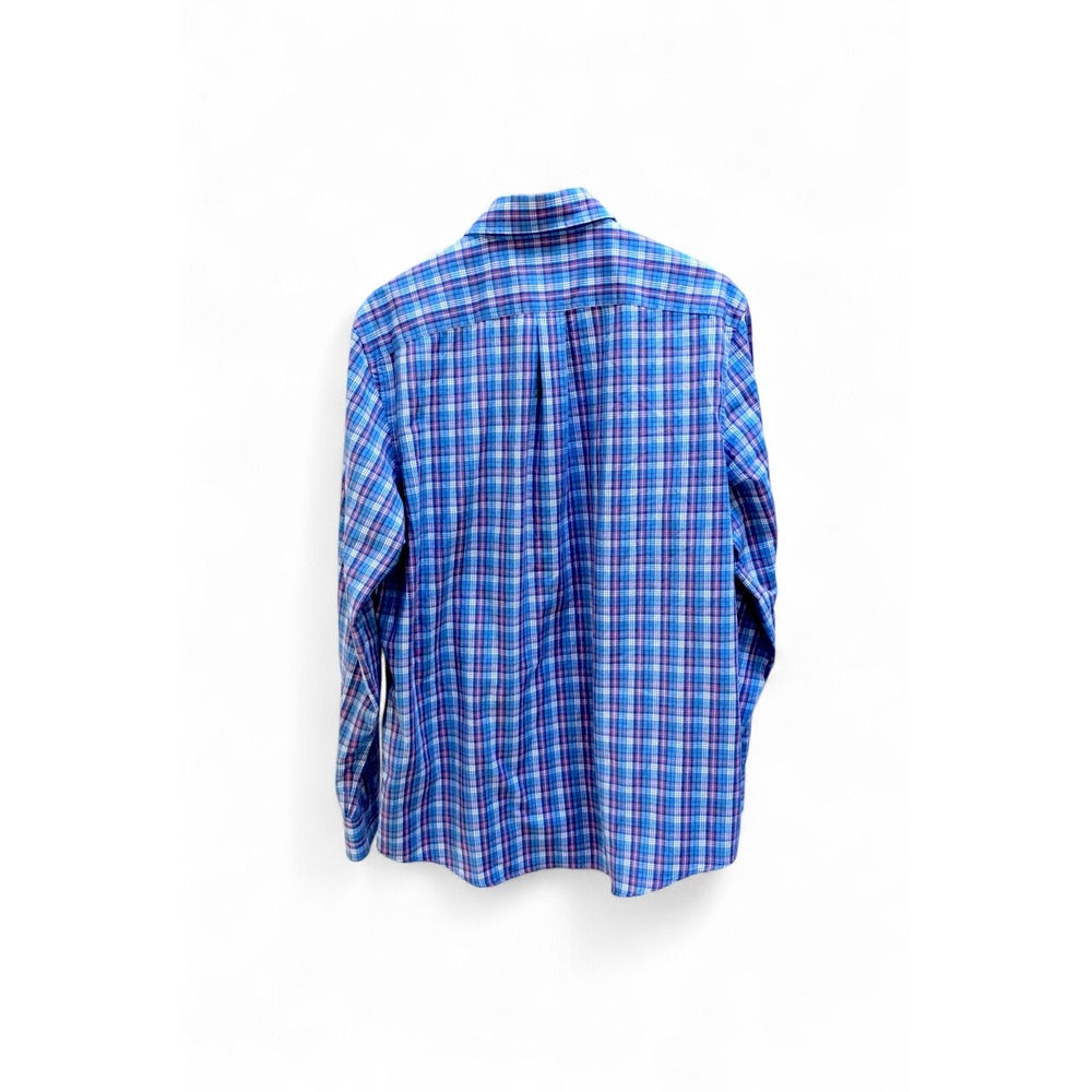 Vineyard Vines Men's Classic Fit‎ Murray Plaid Performance Button Down Shirt M - Picture 9 of 13